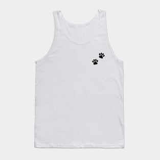 Dog Paw , for Dog Lover,Dog Mom ,Triple layer , for Dog Walking,Dog Mama Sticker Tank Top